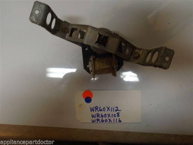 REFRIGERATOR WR60X112 WR60X108 WR60X116 EVAPORATOR MOTOR WITHOUT BLADE USED PART