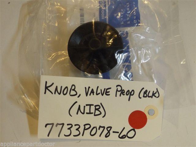 Maytag Stove  7733P078-60  Knob, Valve Prop (blk) NEW IN BOX