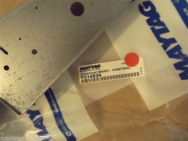 AMANA CALORIC STOVE 0314834 Compartment, Control Rt    NEW IN BOX