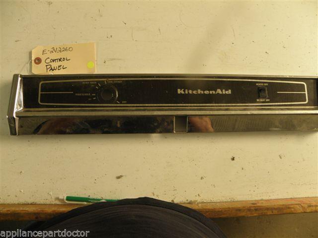 WHIRLPOOL HOBART KITCHEN AID DISHWASHER E-242260 E242260 CONTROL PANEL USED PART