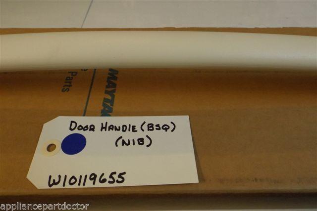 MAYTAG WHIRLPOOL REFRIGERATOR W10119655 Door Handle (bisque)  NEW IN BOX