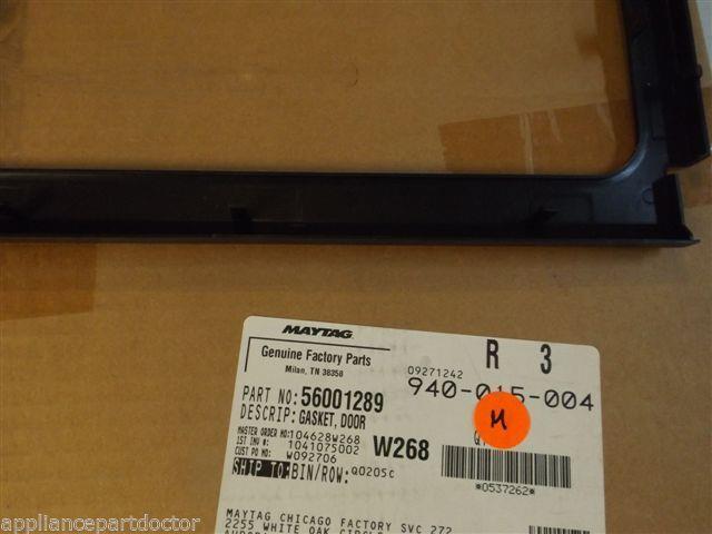 Maytag Microwave  56001289  Gasket, Door  NEW IN BOX