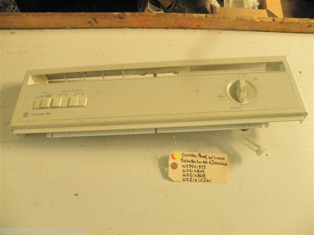 GE DISHWASHER WD34X1373 WD21X804 WD21X808 WD21X10261 CONTROL PANEL *SOME BLEM.