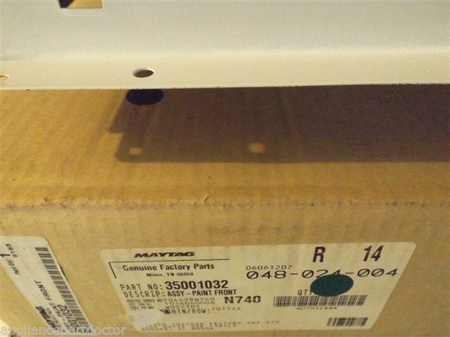 MAYTAG DRYER 35001032 Assy-paint Front Frame   NEW IN BOX