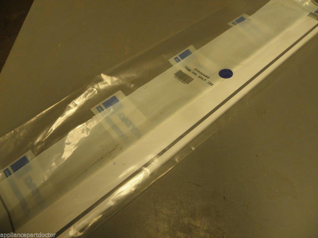 Magic Chef Admiral Refrigerator 61002460 Shelf Door Trim 22 inch wht NEW IN BOX