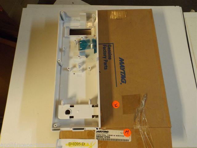 Maytag Microwave  56001255  Control Trim & Switch Assy-wht  NEW IN BOX