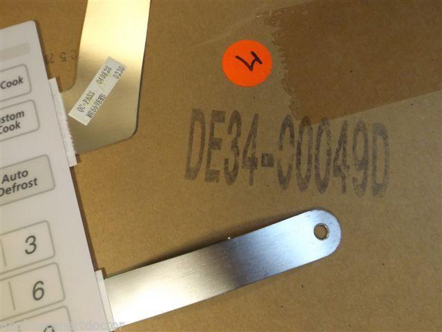 Samsung Microwave DE34-00049D  Touch Pad Membrane NEW IN BOX