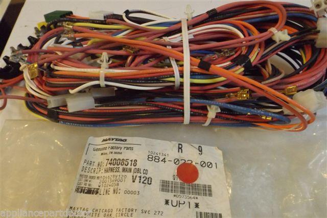 Maytag Jenn Air stove 74008518 Harness, Main (dbl Convect) NEW IN BOX