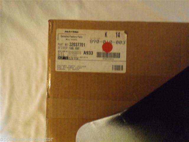 AMANA STOVE 32037701 Tube, Vent  NEW IN BOX