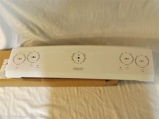 CROSLEY STOVE 74010357 Panel, Backguard (wht)   NEW IN BOX