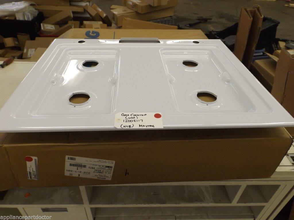 Maytag Whirlpool Stove 12002117 Gas Cooktop (wht) NEW IN BOX