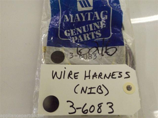 Maytag Washer Combo  3-6083  WIRE HARNESS   NEW IN BOX
