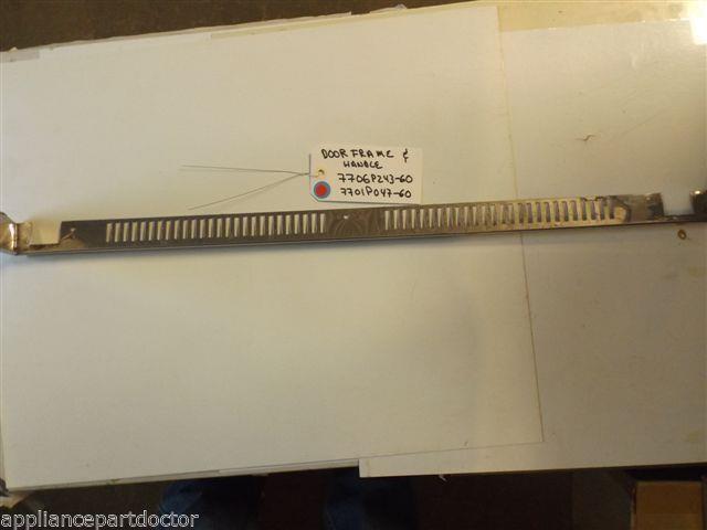 MAYTAG STOVE 7706P243-60 7701P047-60 Frame, Door &  Handle, Door USED