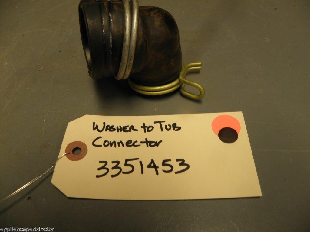 Whirlpool WASHER 3351453 Washer To Tub  Connector   used