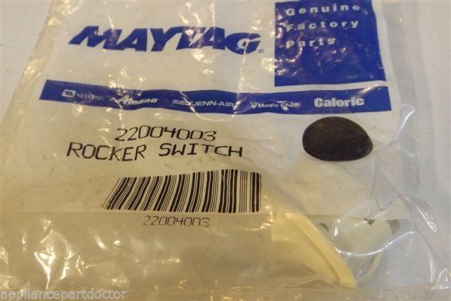 MAYTAG WASHER 22004003 Rocker Switch (bsq) NEW IN BOX