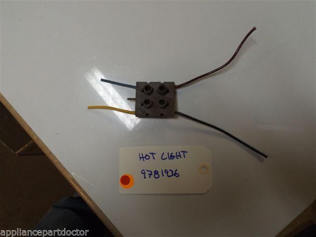 KITCHENAID STOVE 9781936 Hot Light  USED