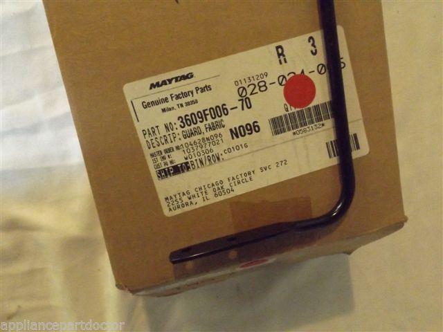 MAYTAG AMANA MAGIC CHEF STOVE 3609F006-70 Guard, Fabric NEW IN BOX
