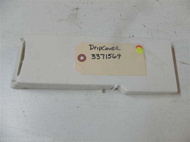 KENMORE DISHWASHER 3371569 DRIP COVER USED PART ASSEMBLY