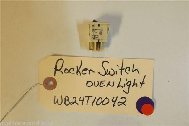 KENMORE  STOVE WB24T10042  Rocker switch oven light  4a- 250vac  8a-125vac  USED