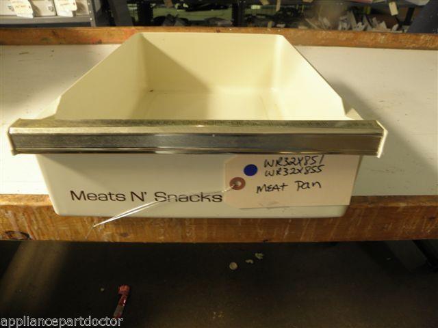 GE REFRIGERATOR WR32X851 WR32X855 MEAT PAN USED PART ASSEMBLY FREE SHIPPING