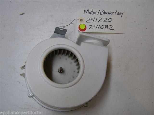 KITCHEN AID DISHWASHER 241220 241082 MOTOR BLOWER UNIT USED PART ASSEMBLY