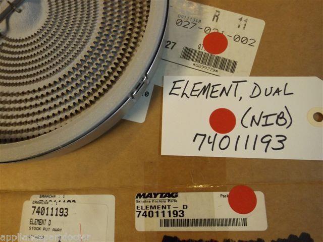 Maytag Jenn Air Stove   74011193  Element Dual  NEW IN BOX