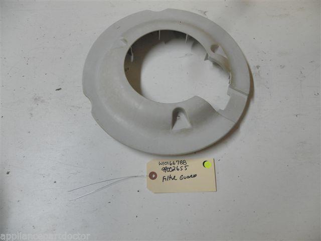 MAYTAG DISHWASHER W10166788 99002655 GRAY FILTER GUARD USED PART ASSEMBLY