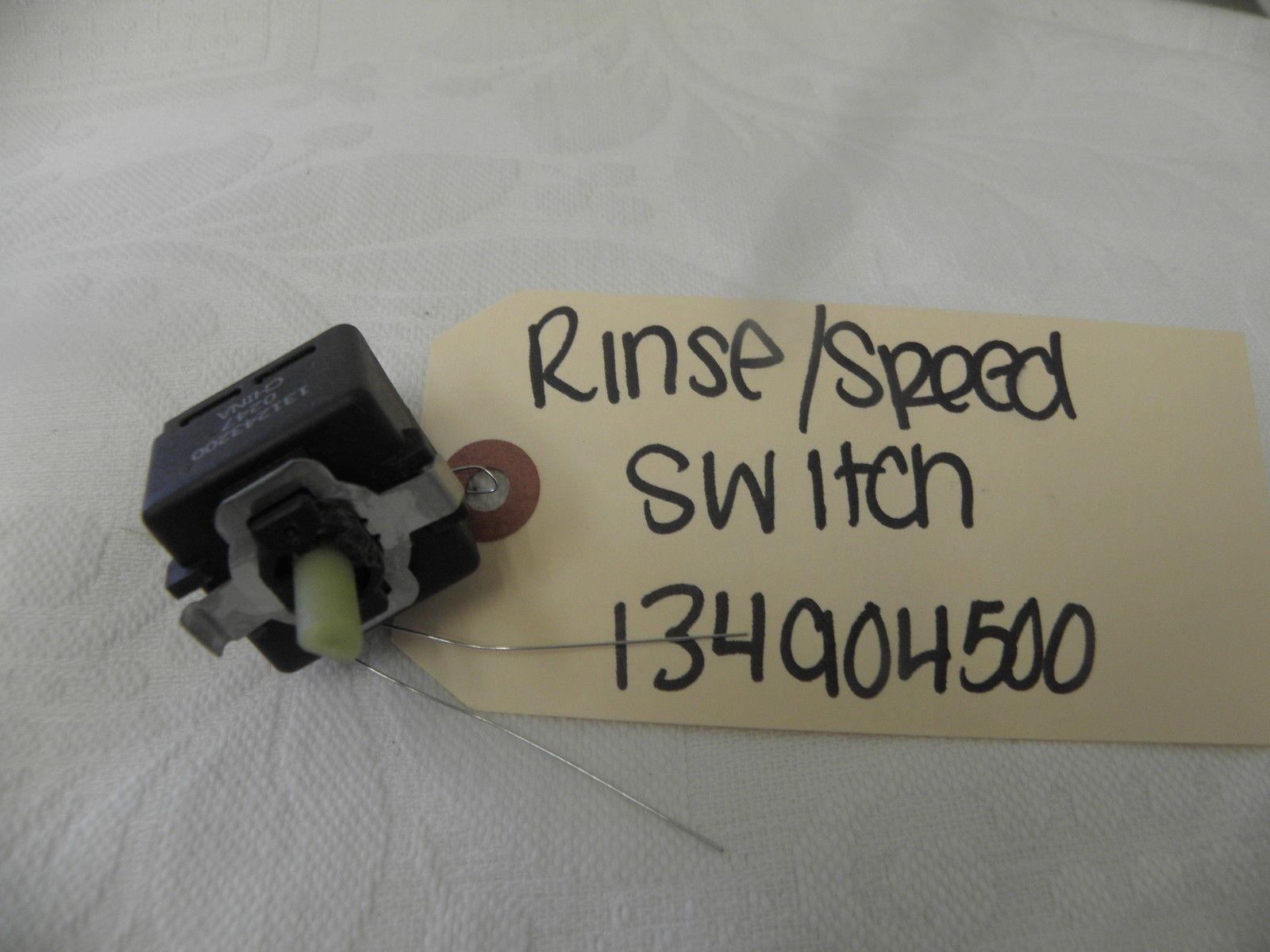 FRIGIDAIRE FRONT LOAD WASHER 134904500 131243200 RINSE/SPEED SWITCH