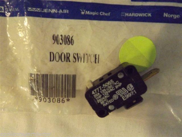 MAYTAG/ADMIRAL/JENN AIR 903086 DOOR SWITCH   NEW IN BOX