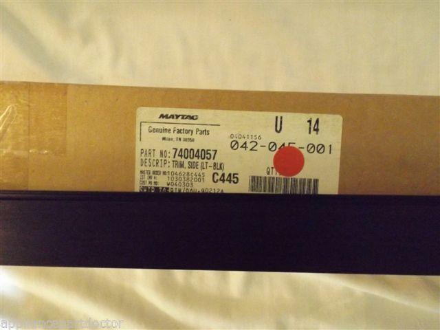 JENN AIR MAGIC CHEF STOVE 74004057 Trim, Side (lt-blk)  NEW IN BOX