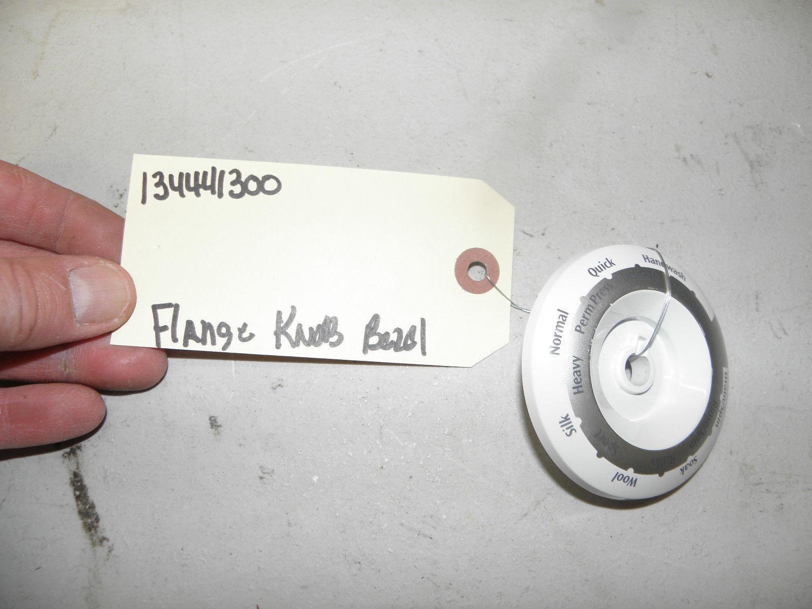 FRIGIDAIRE FRONT LOAD WASHER 134441300 FLANGE KNOB BEZEL USED PART ASSEMBLY