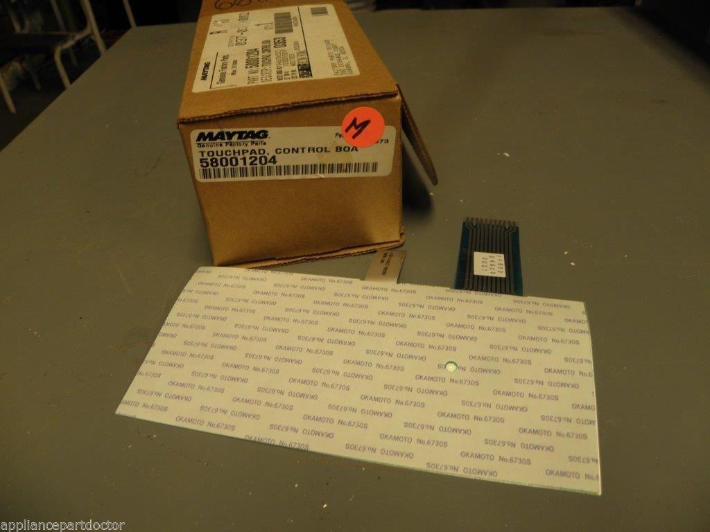 Whirlpool Maytag Microwave 58001204 Control Touchpad NEW IN BOX