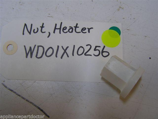 GE DISHWASHER WD01X10256 HEATER TOWER NUT USED PART ASSEMBLY