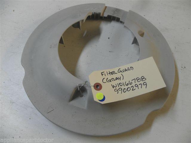MAYTAG DISHWASHER W10166788 99002979 GRAY FILTER GUARD USED PART ASSEMBLY