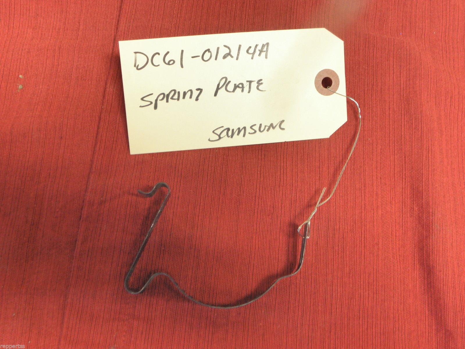 SAMSUNG DRYER DC6101214A SPRING PLATE USED PART ASSEMBLY