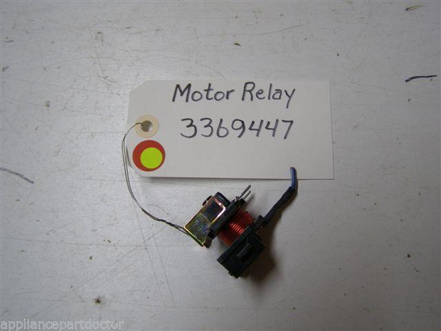 KENMORE DISHWASHER 3369447 MOTOR RELAY USED PART ASSEMBLY
