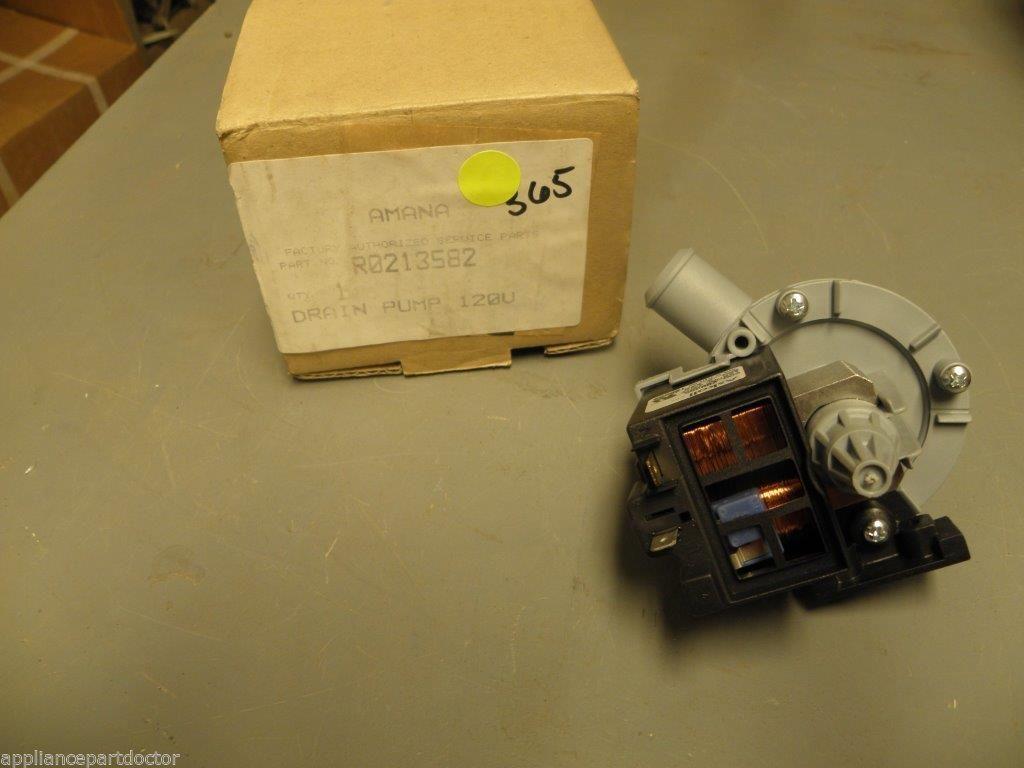 Amana Dishwasher R0213582 Drain Pump 120v  NEW IN BOX