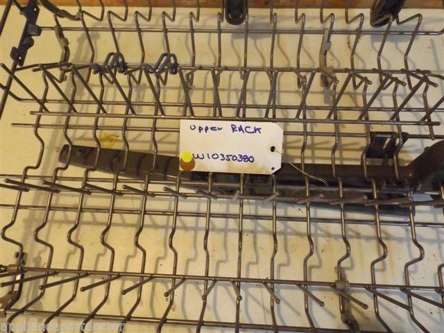 WHIRLPOOL DISHWASHER W10350380  UPPER RACK USED PART *SEE NOTE*