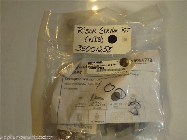 Maytag Washer  35001258  Riser Service Kit NEW IN BOX