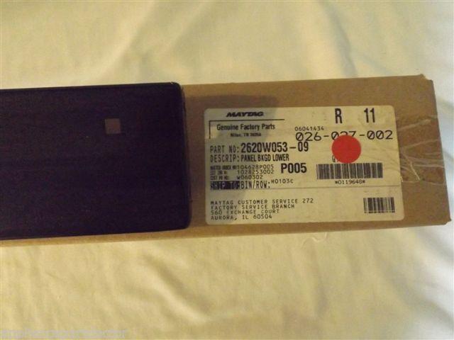 MAGIC CHEF ADMIRAL STOVE 2620W053-09 Panel Bkgd Lower   NEW IN BOX