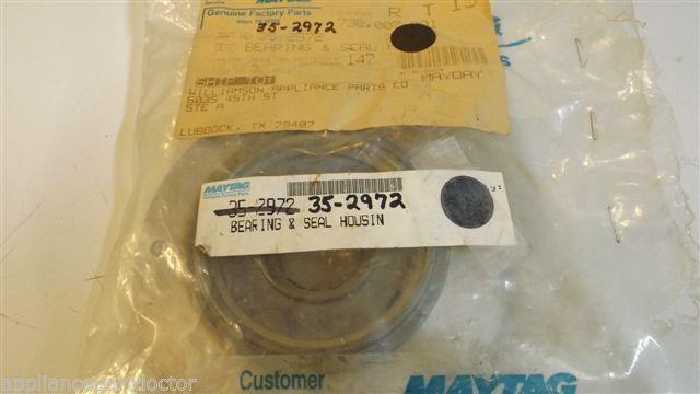 MAYTAG WHIRLPOOL WASHER 35-2972 Hub seal and bearing kit NEW IN BOX
