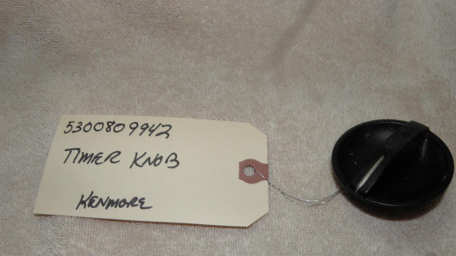 WHIRLPOOL SEARS KENMORE DISHWASHER 5300809942 TIMER KNOB BLACK USED