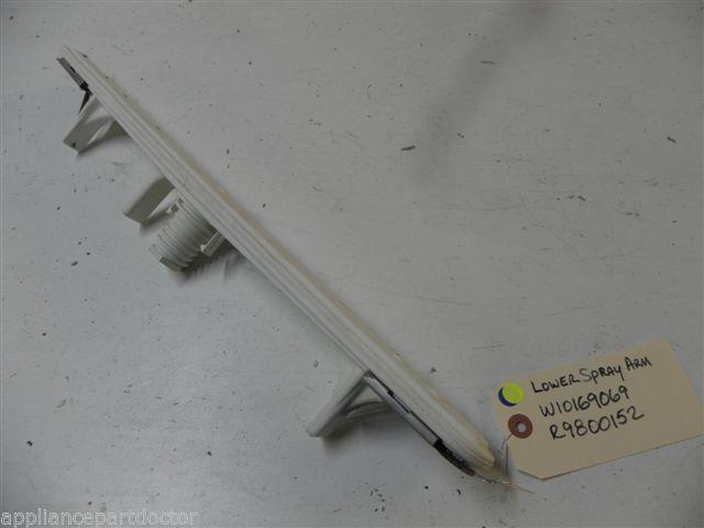 AMANA DISHWASHER W10169039 R9800152 LOWER SPRAY ARM USED PART ASSEMBLY