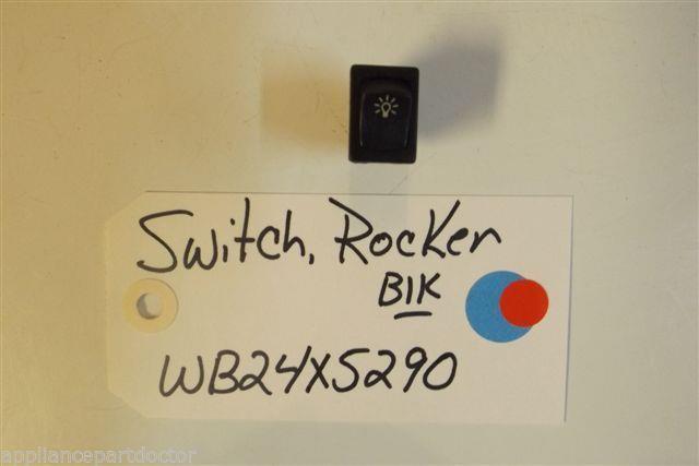 HOTPOINT Stove  WB24X5290 Switch Rocker Bk USED PART