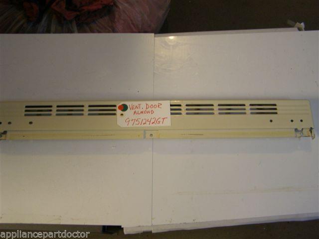 KITCHEN AID  STOVE 9751242GT  Vent, Door (almond) SCRATCHES  USED