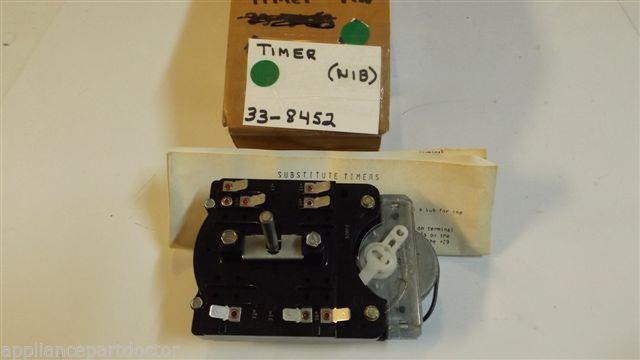 WHIRLPOOL DRYER  33-8452 TIMER  NEW IN BOX