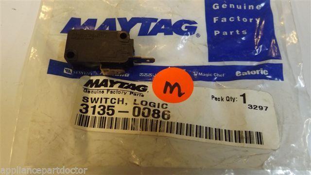 MAYTAG WHIRLPOOL AMANA MICROWAVE 3135-0086 Micro Switch  NEW IN BAG