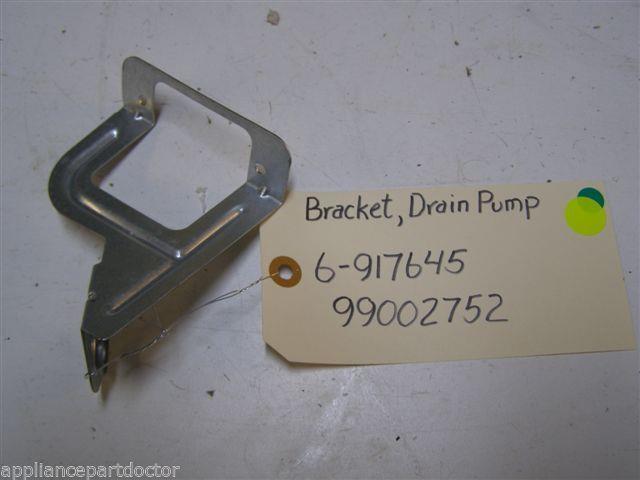 MAYTAG DISHWASHER 6-917645 99002752 DRAIN PUMP BRKT W/ GROMMET USED ASSEMBLY