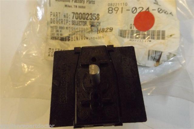 Maytag Jade stove 70002358 Selector, Switch NEW IN BOX