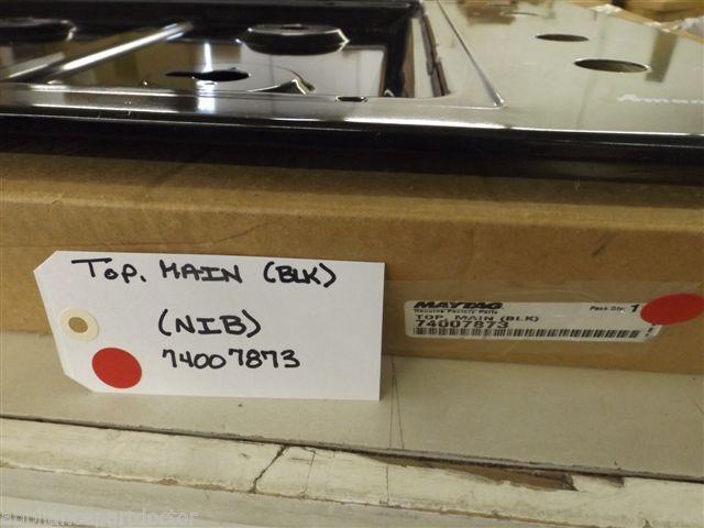 Maytag Amana Stove 74007873 Top, Main (blk)  NEW IN BOX